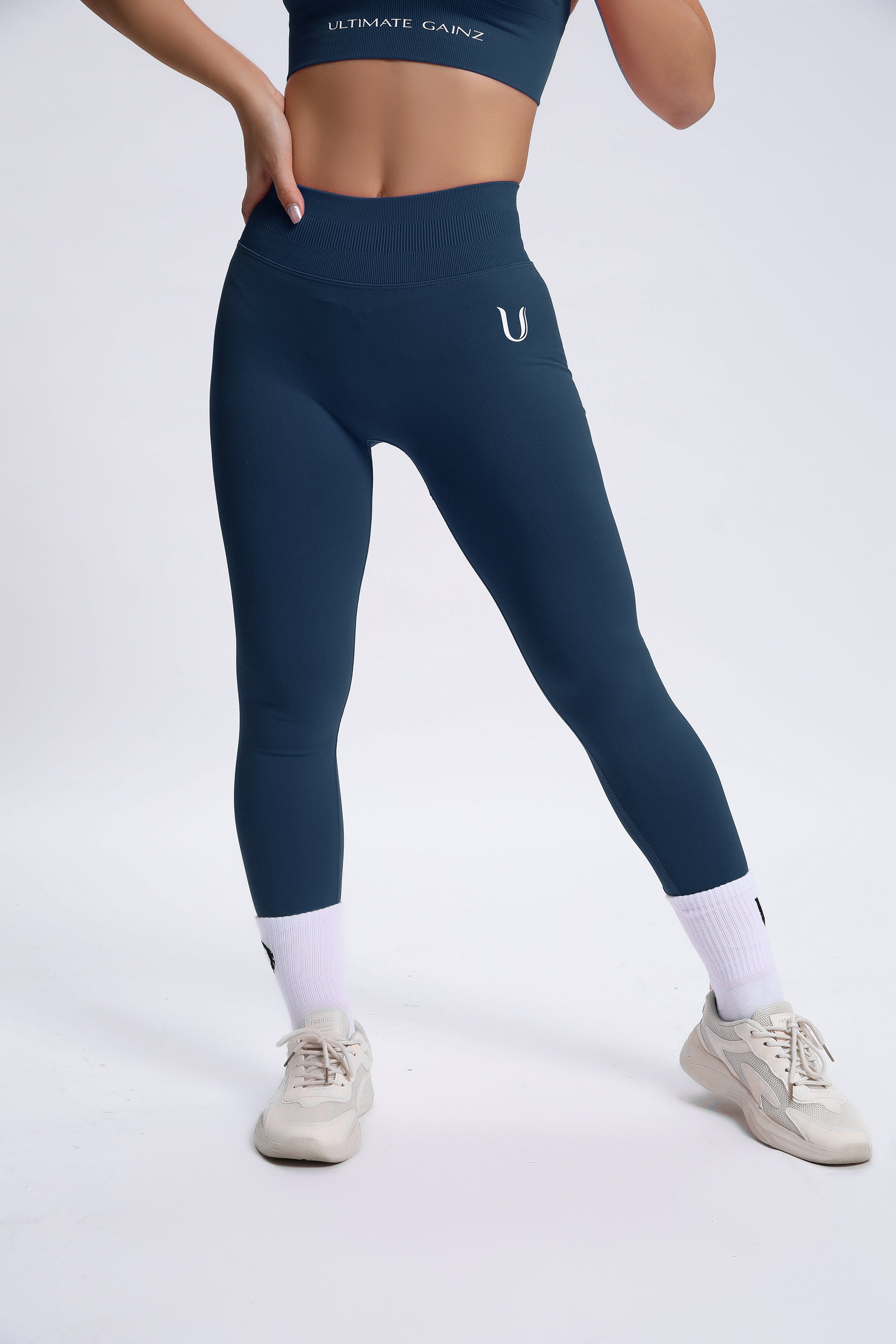 Joy | Sculpt Legging Met Scrunch – Donker Blauw
