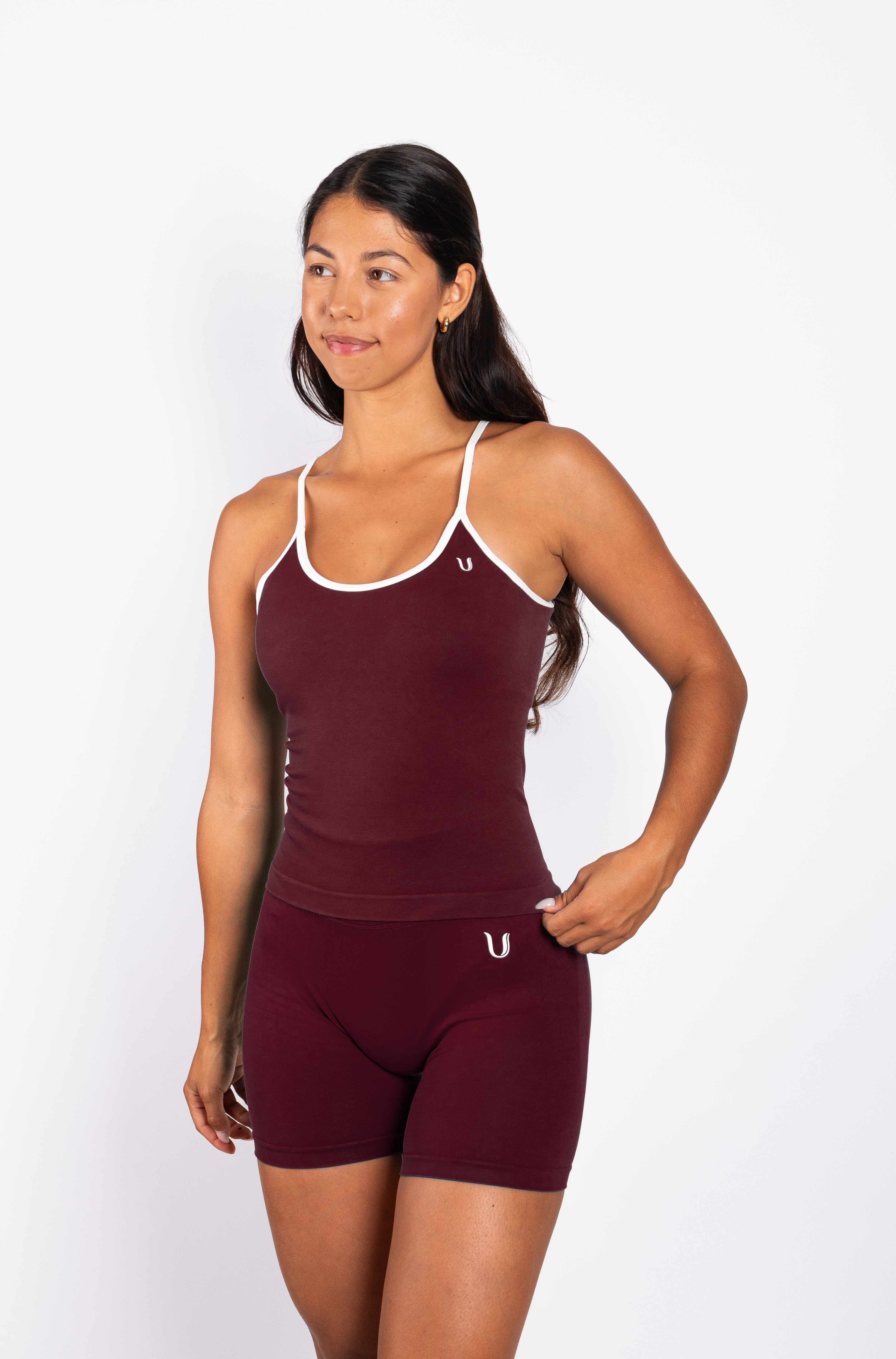 Ivy | Seamless Tank Top – Bordeaux - Ultimate Gainz