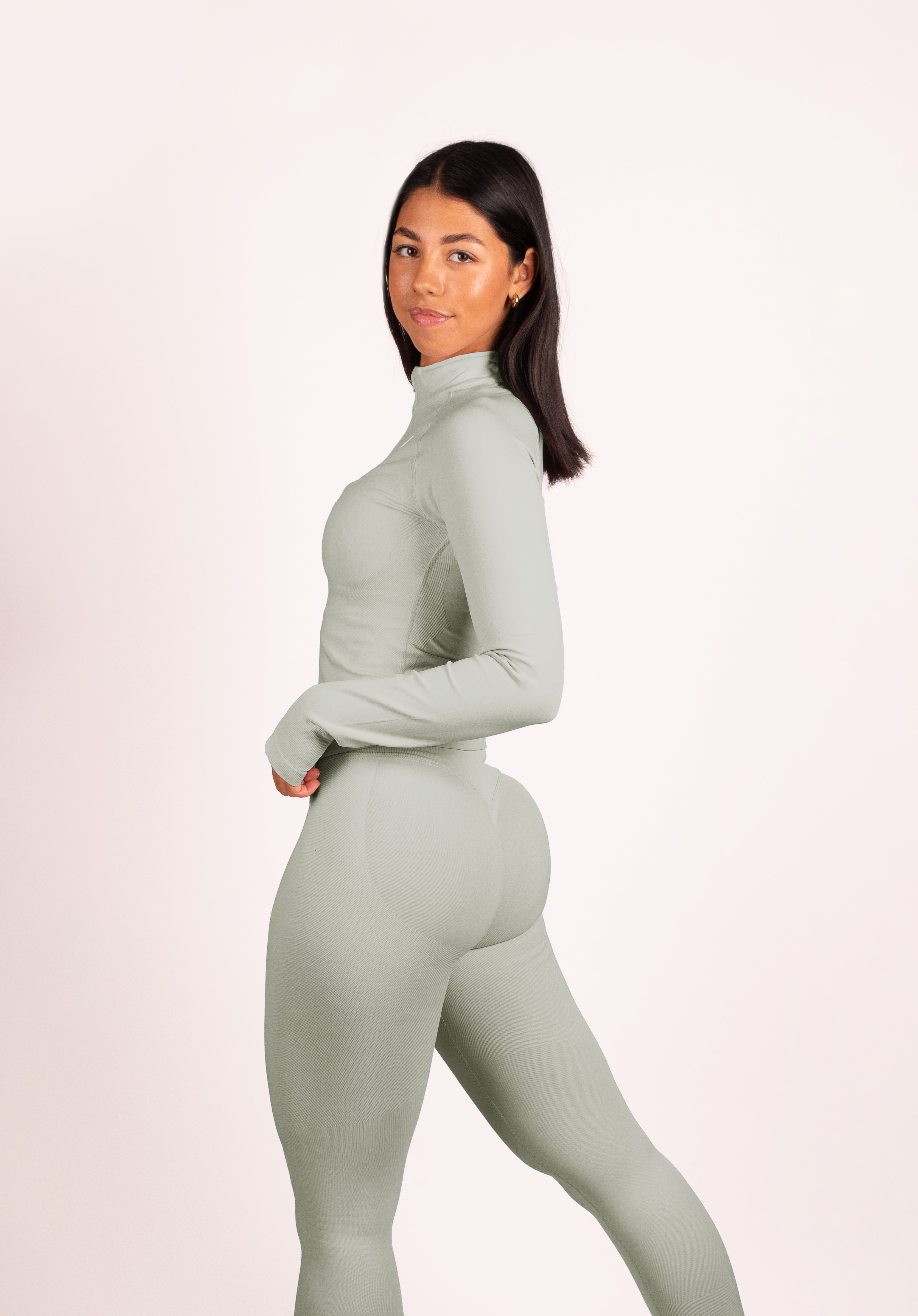 Beau | Premium High Performance Scrunch Legging - Ivoor