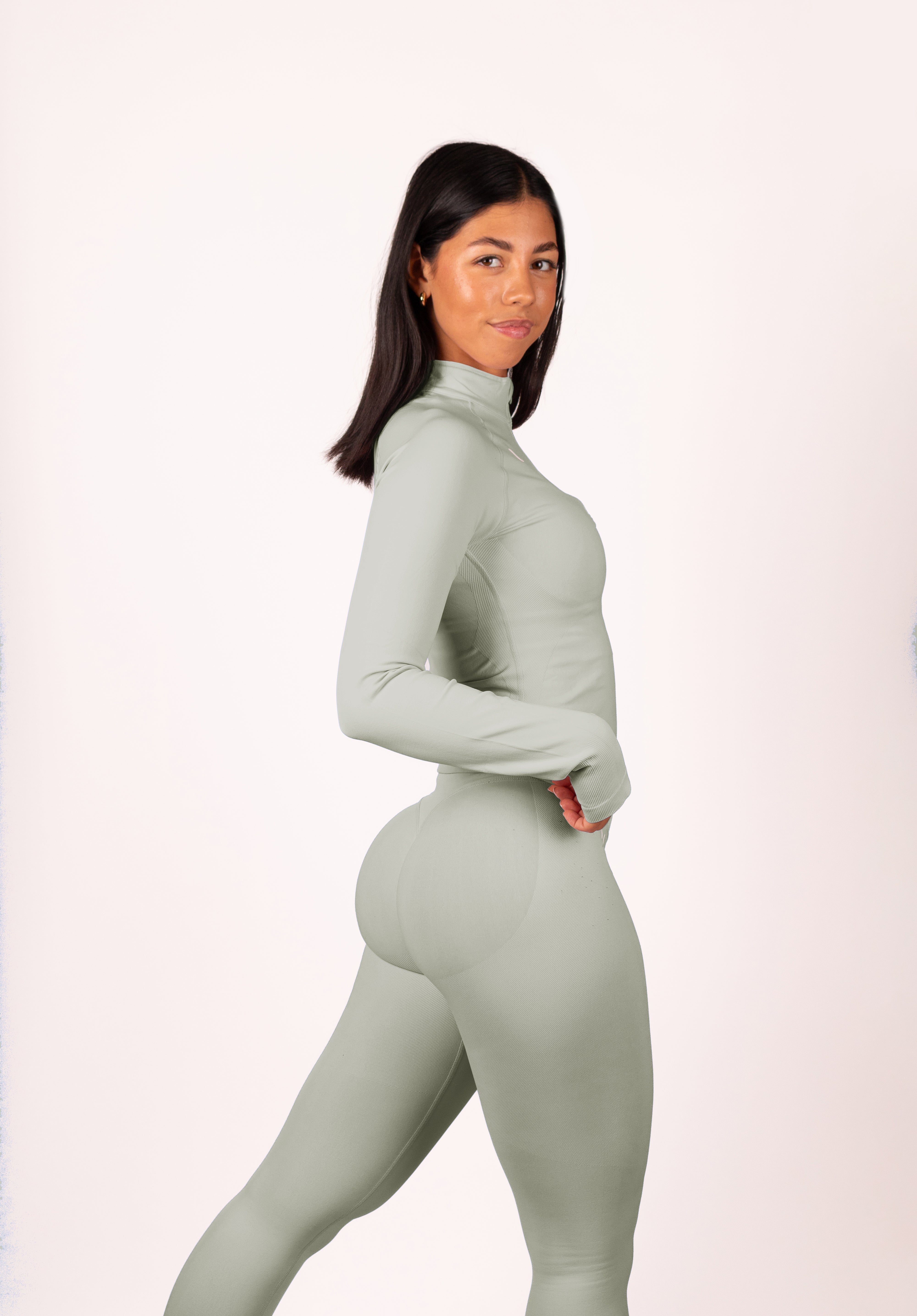 Beau | Premium High Performance Scrunch Legging - Ivoor