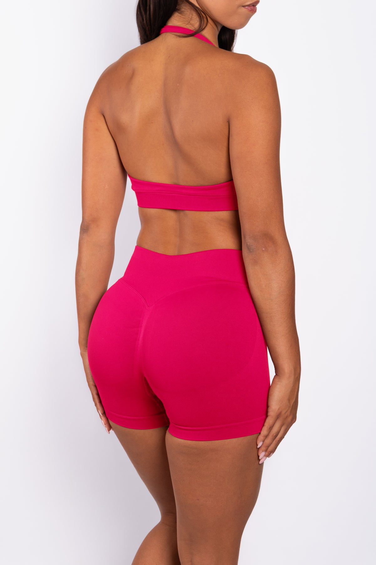 Beau | Premium High Performance Scrunch Short - Framboos