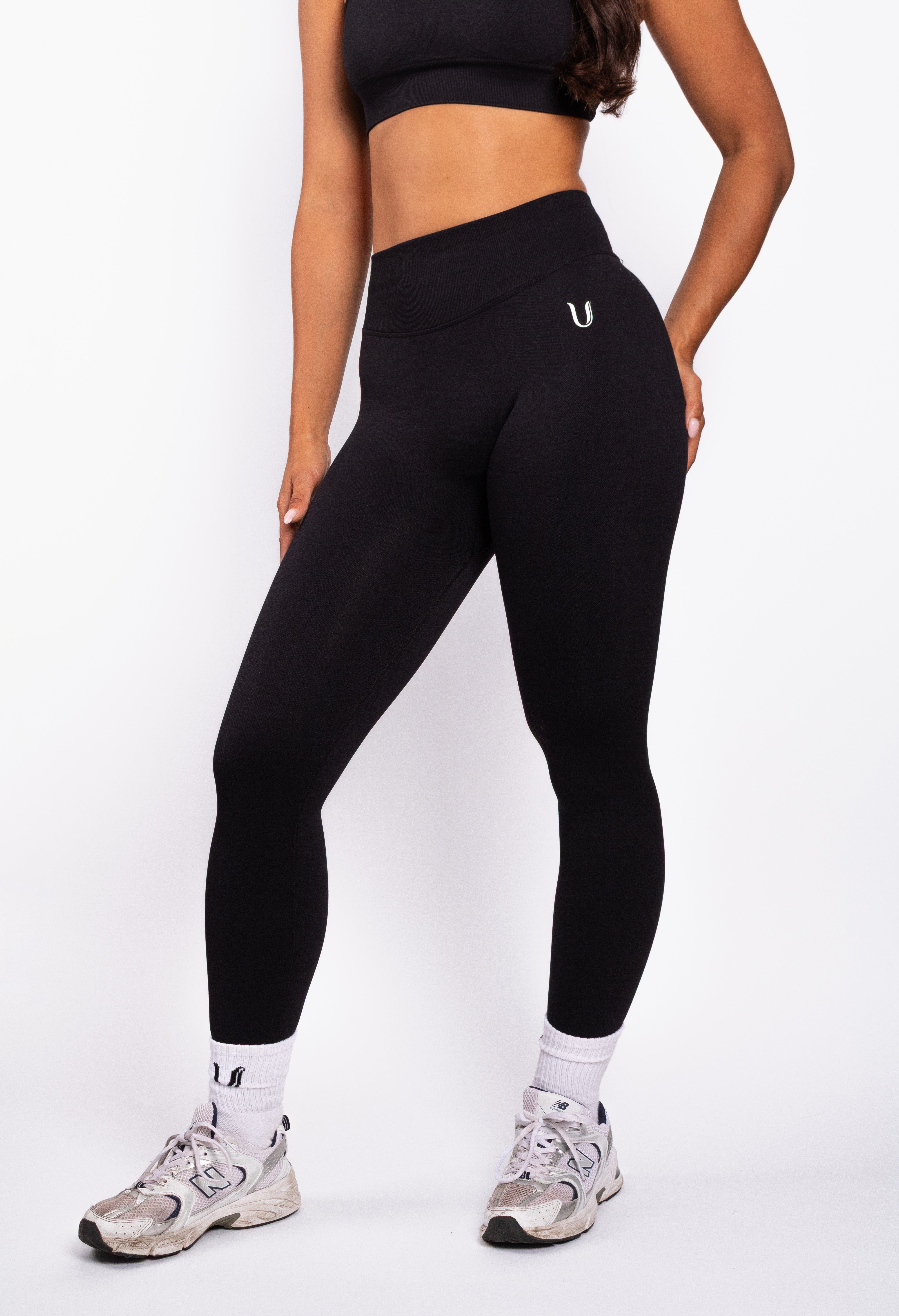 Beau | Premium High Performance Scunch Legging - Zwart