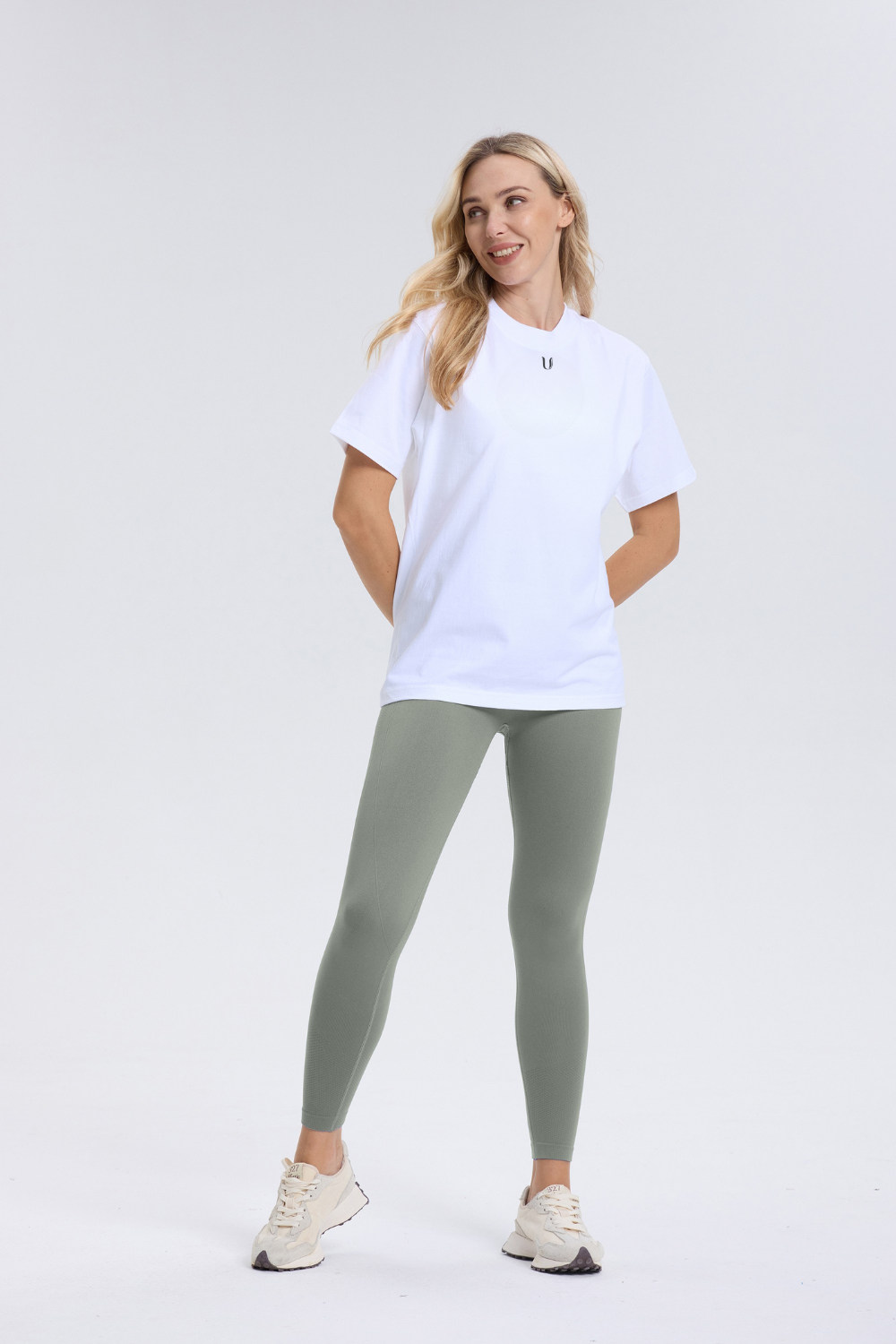 Ultimate Gainz | Oversized Shirt Unisex - Wit