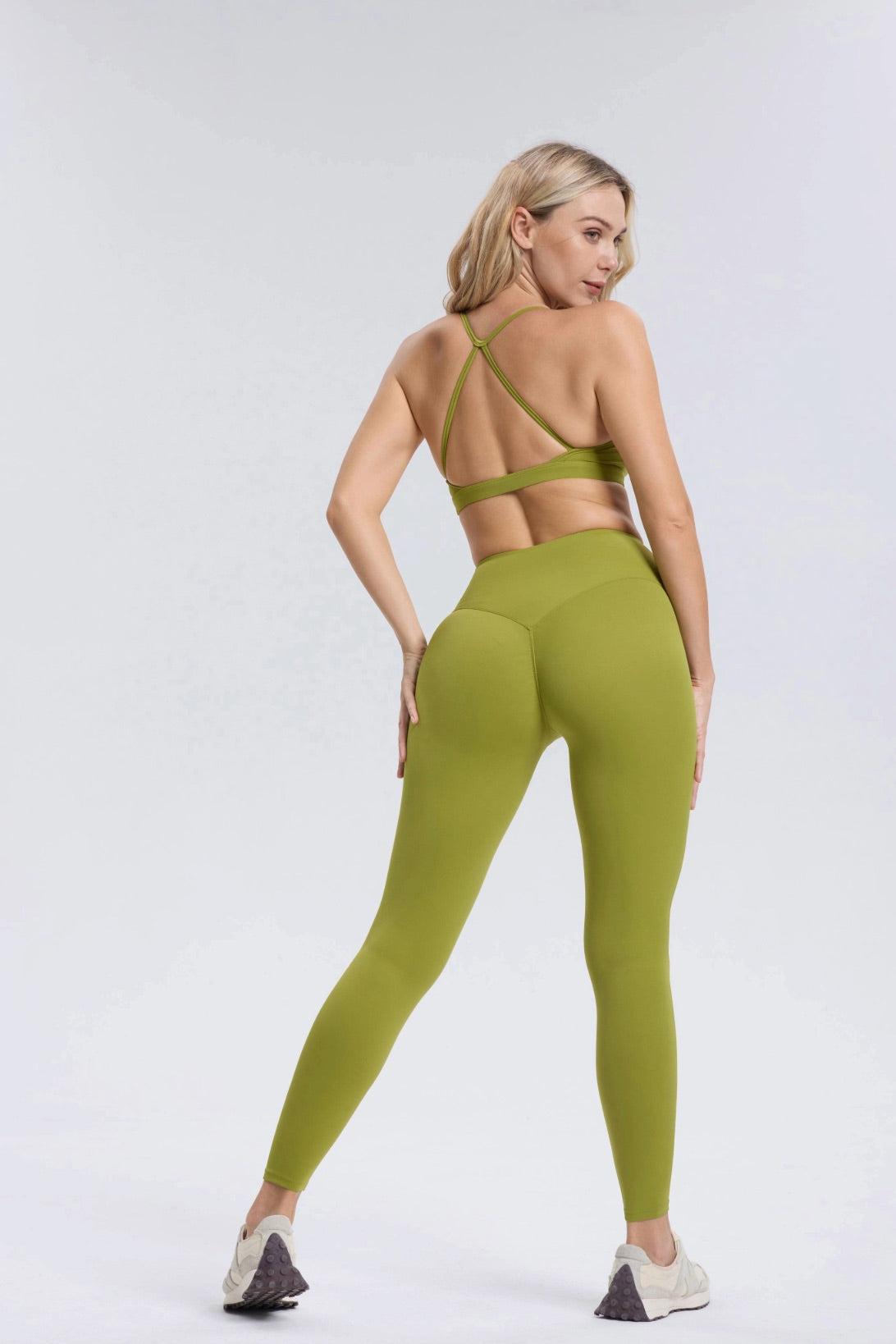 Hailey Set | Naadloze Top Legging - Matcha