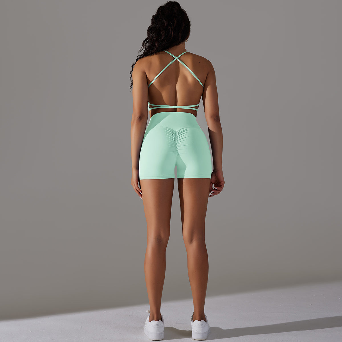 Mila | Short Set Groen - Ultimate Gainz