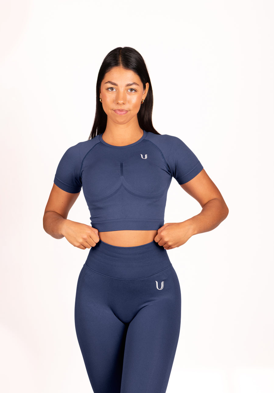 Leonie | Top Shirt-  Donkerblauw