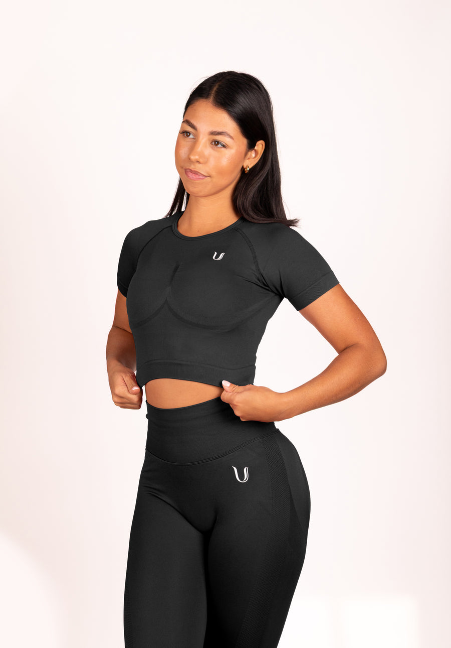 Leonie | Top Shirt - Zwart