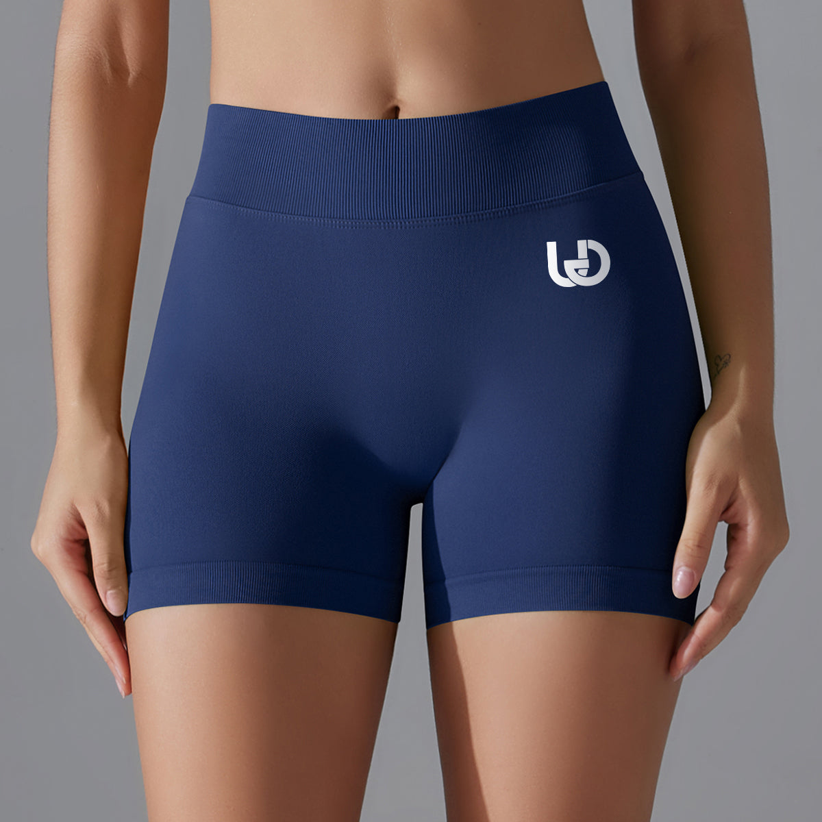 Mila V2 | Scrunch Sport Short - Marine Blauw