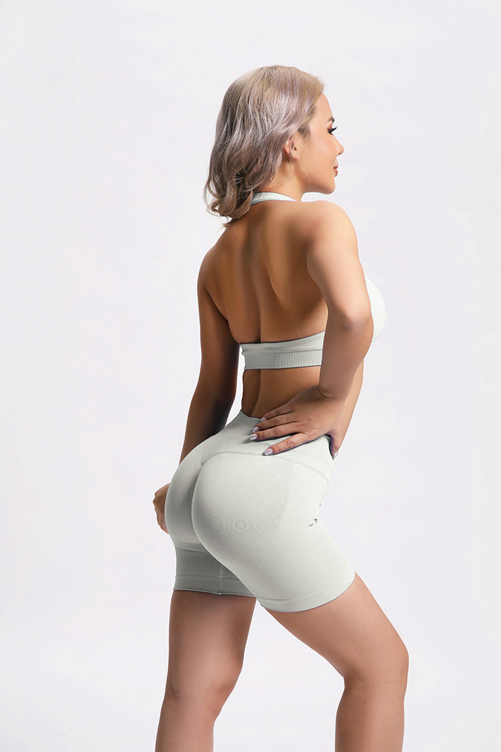 Beau | Premium High Performance Scrunch Short - Ivoor