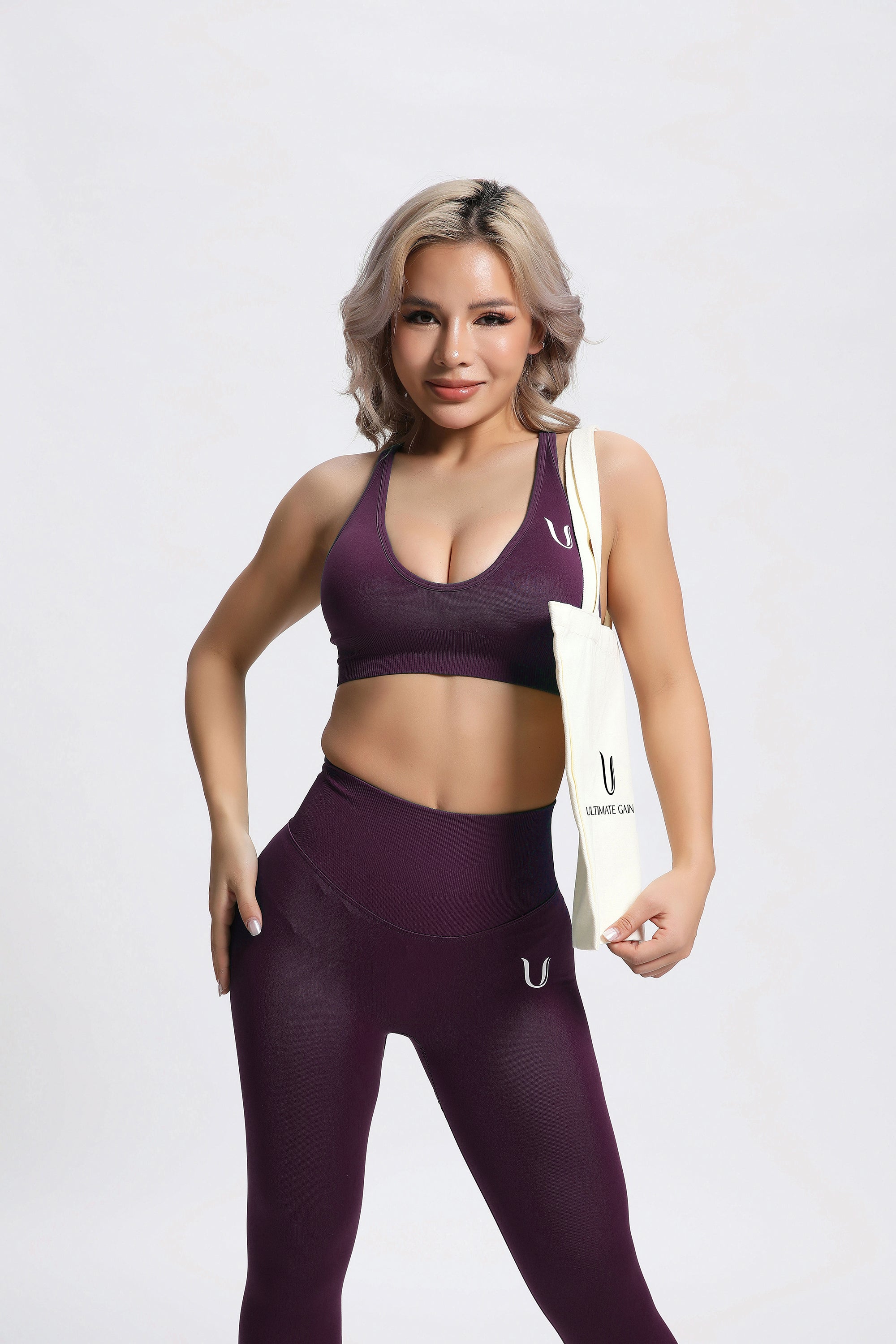 Olivia | Naadloze Power Legging - Paars