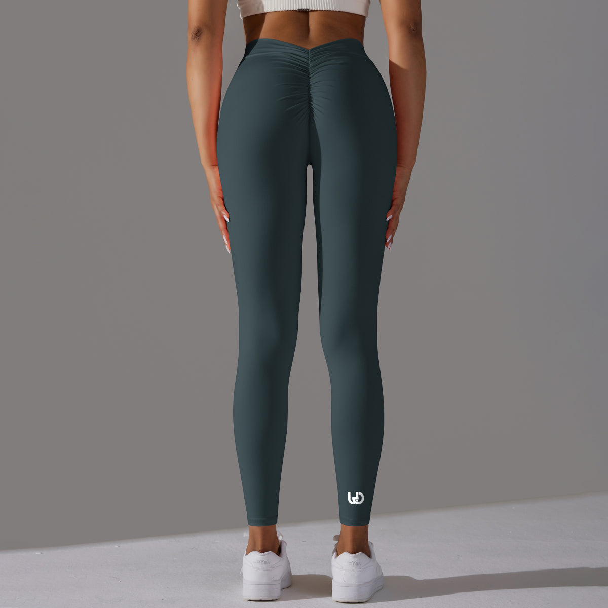 Emma | Legging Extra Scrunch - Bosgroen