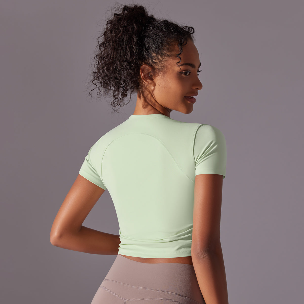 Bibi | Korte Mouwen Shirt - Groen