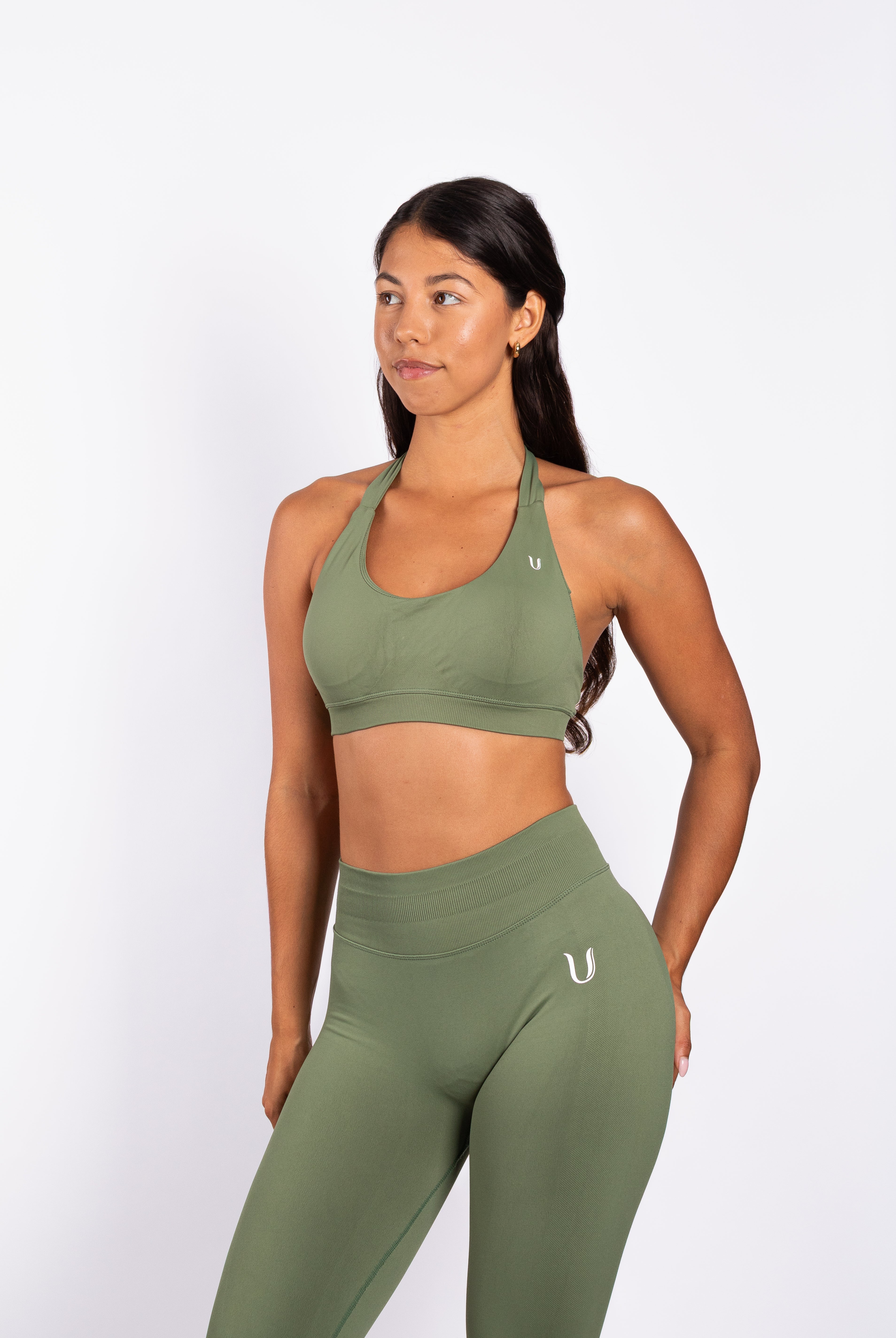 Beau | Premium High Performance Scrunch Legging - Groen