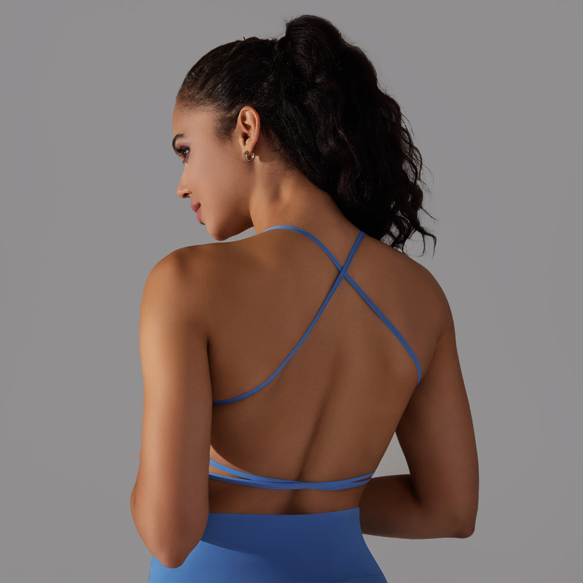 Mila | Short Set Blauw - Ultimate Gainz