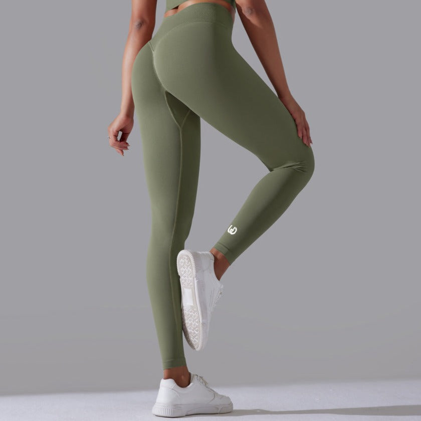 Daisy | Legging - Groen Grijs