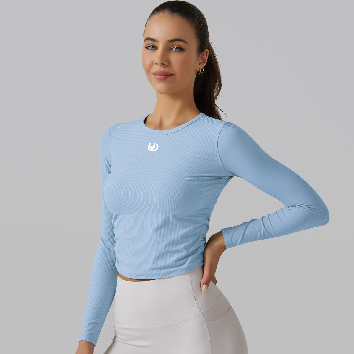 Bibi | Lange Mouwen Shirt - Licht blauw