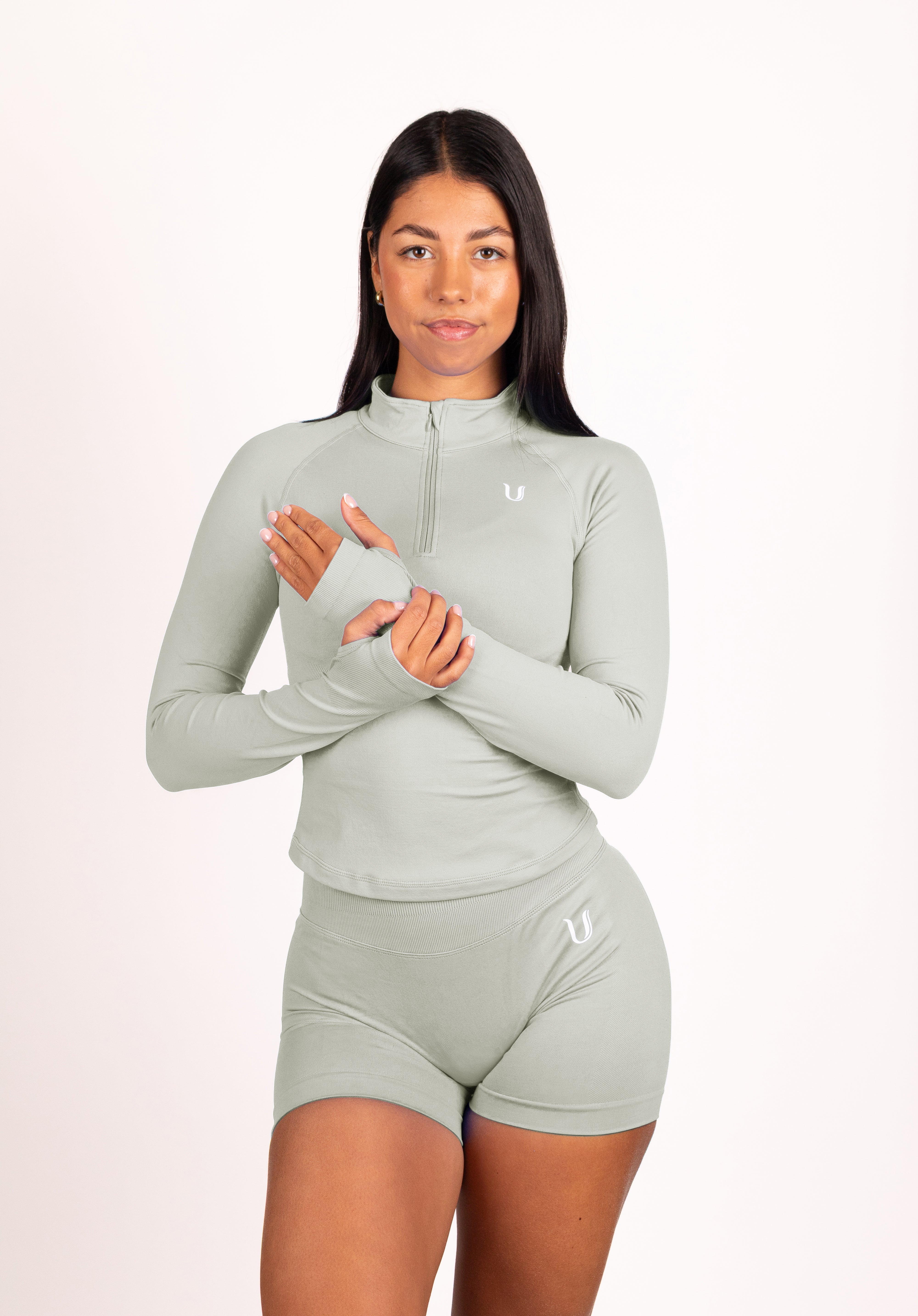 Beau | Premium High Performance Scrunch Short - Grijs