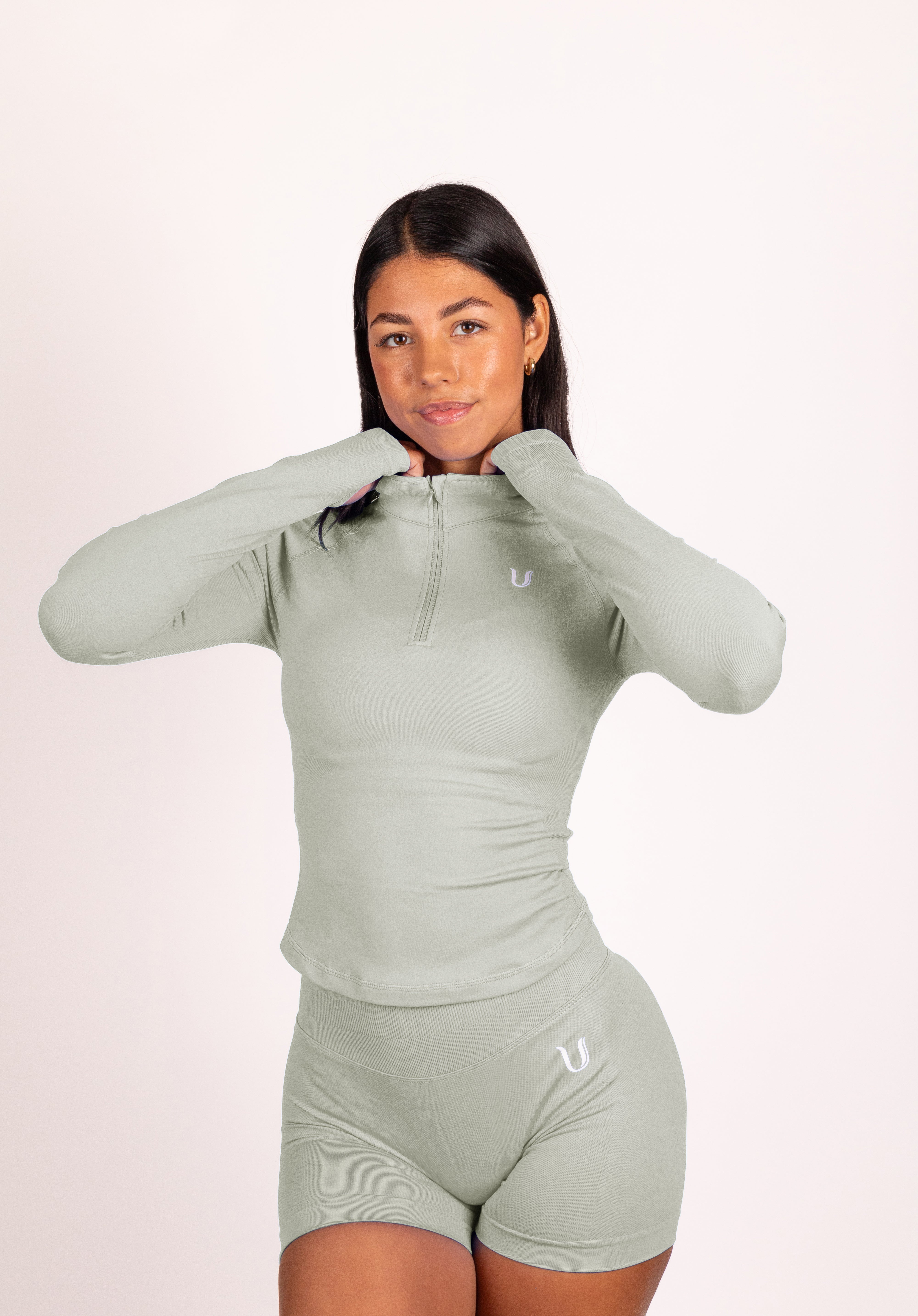 Beau | Premium High Performance Scrunch Short - Grijs