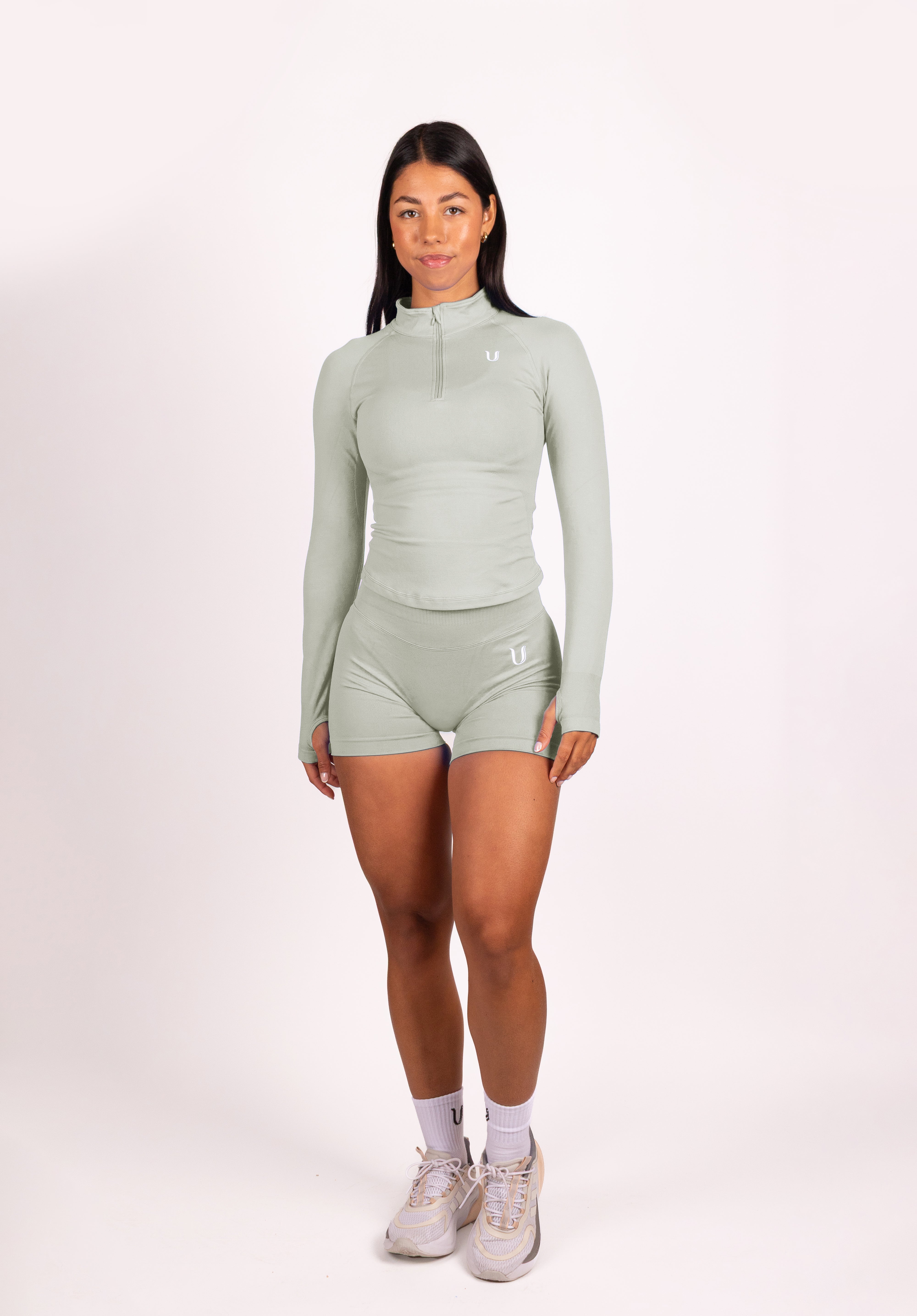 Beau | Premium High Performance Scrunch Short - Grijs