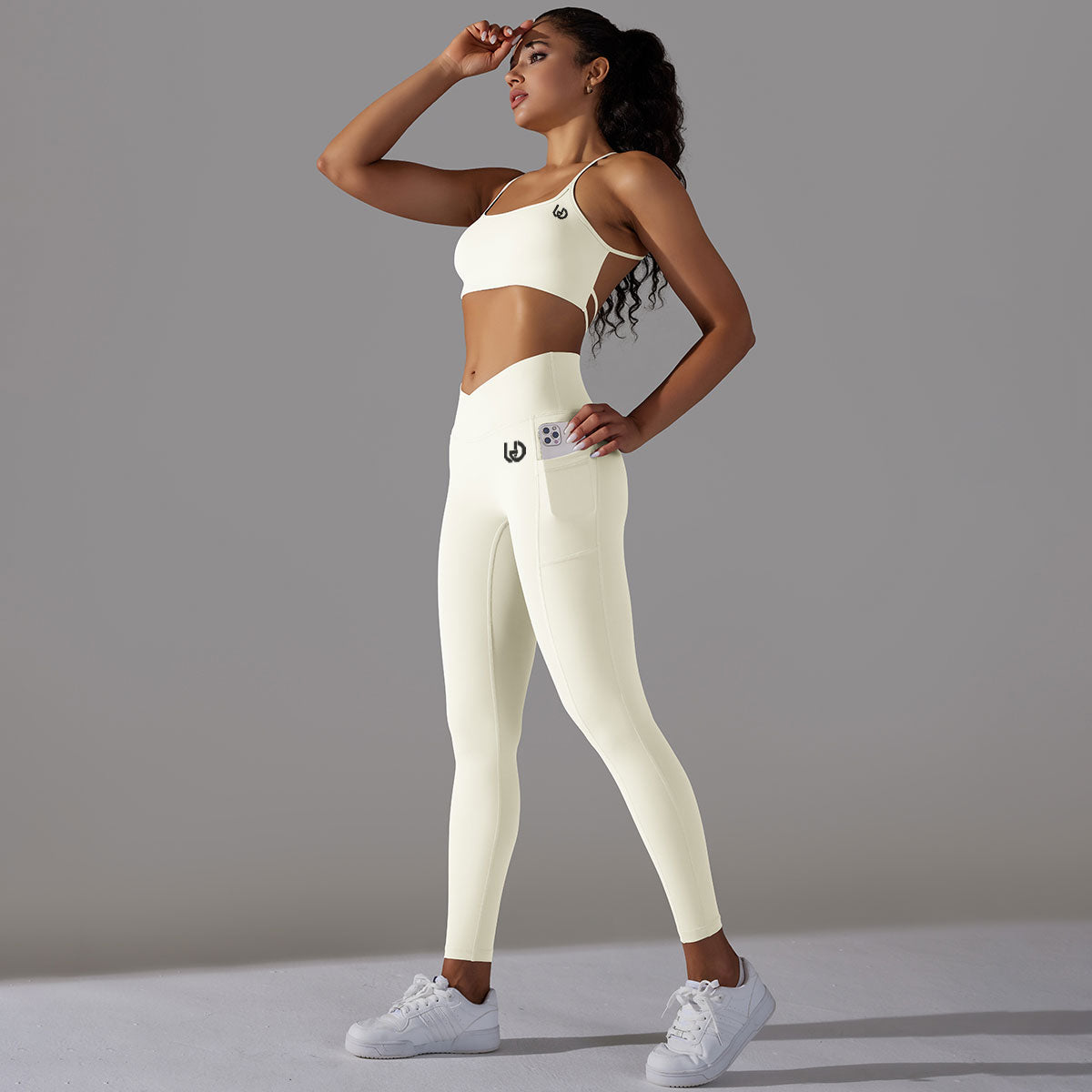 Mila | Legging-Top Set - Wit