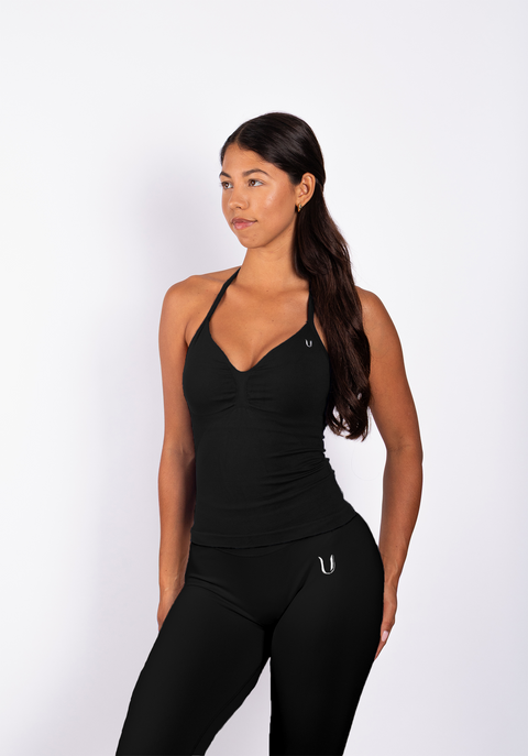 Beau | Crop Top - Zwart
