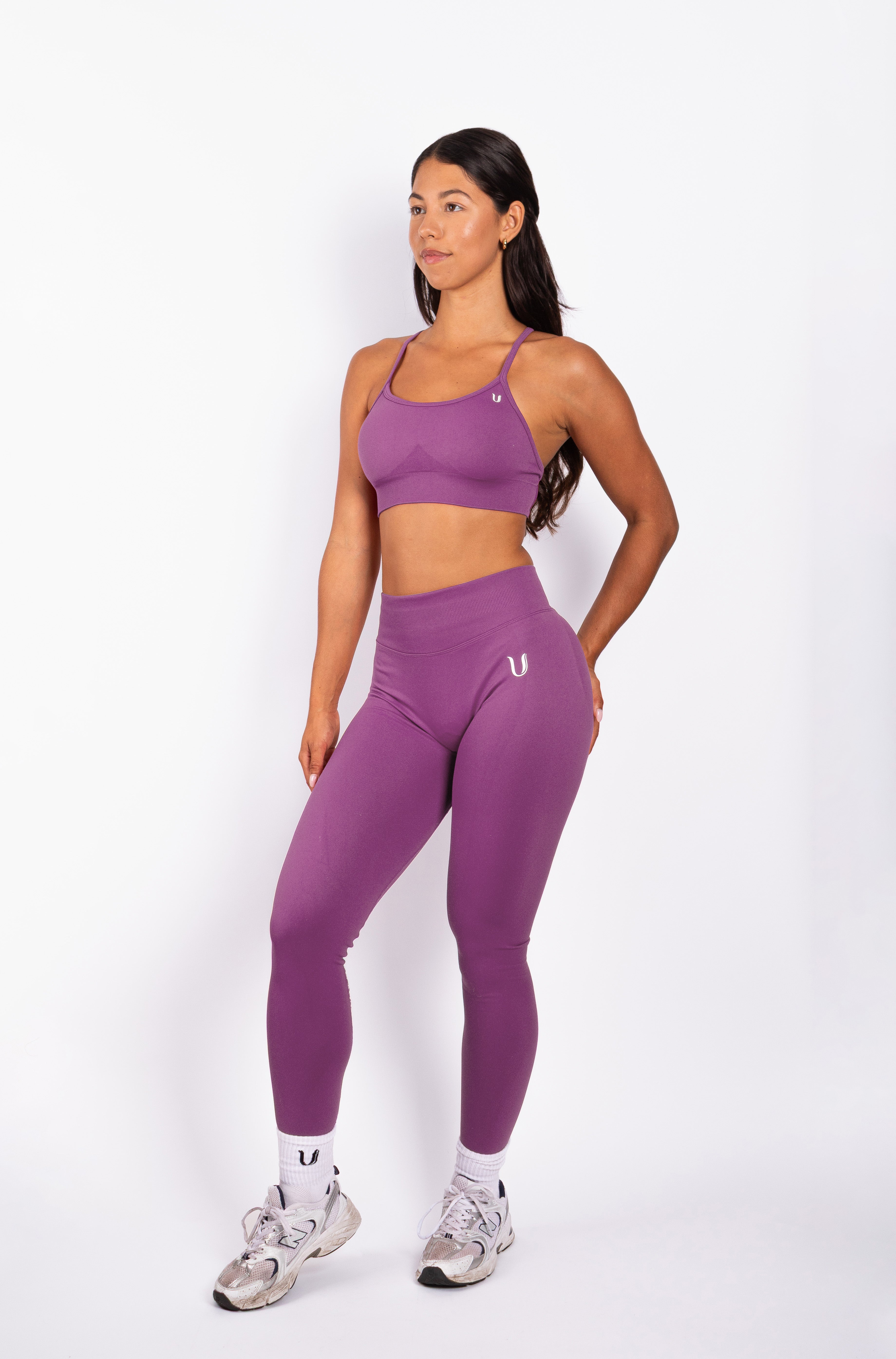 Beau | Premium High Performance Scrunch Legging - Paars