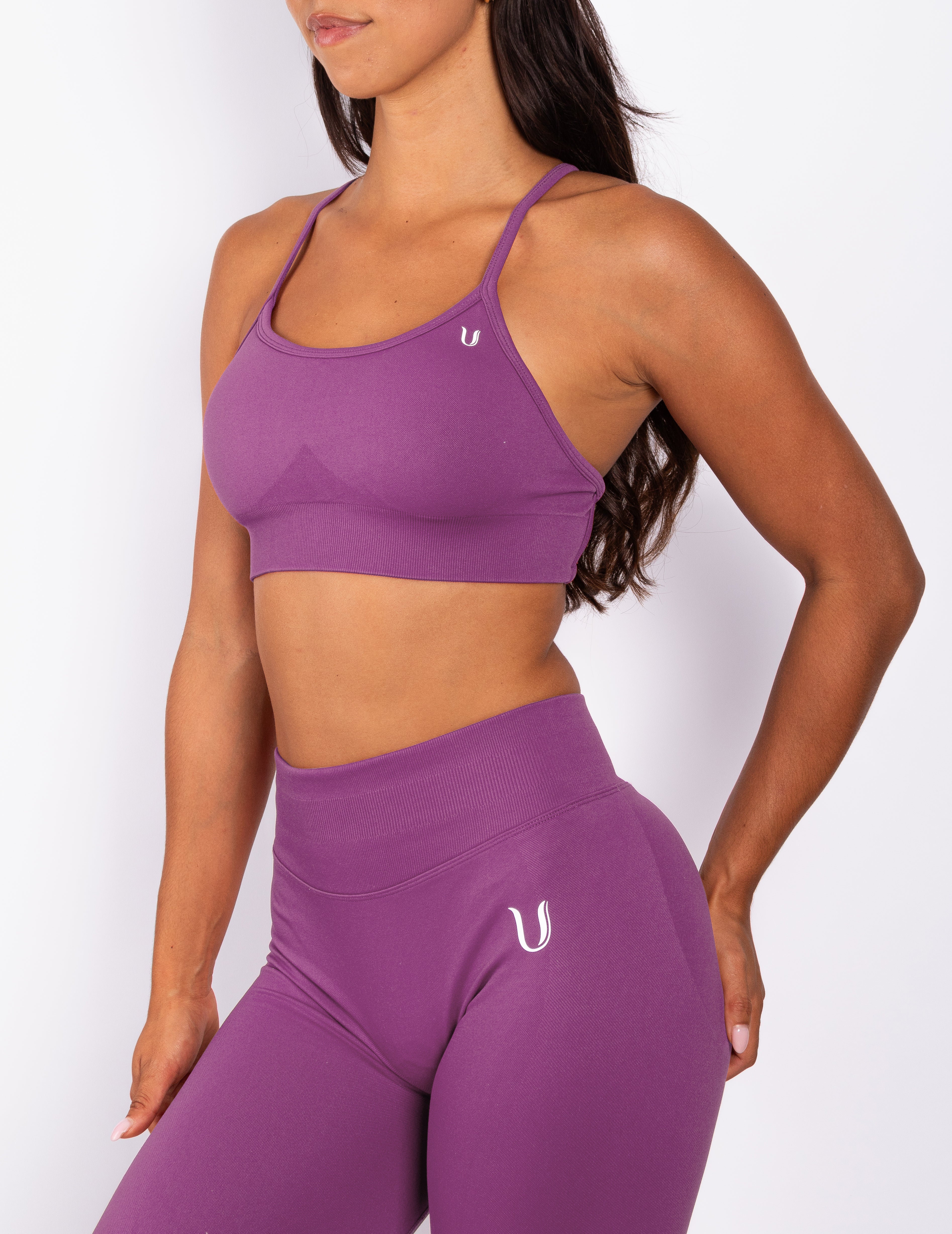 Beau | Premium High Performance Scrunch Legging - Paars