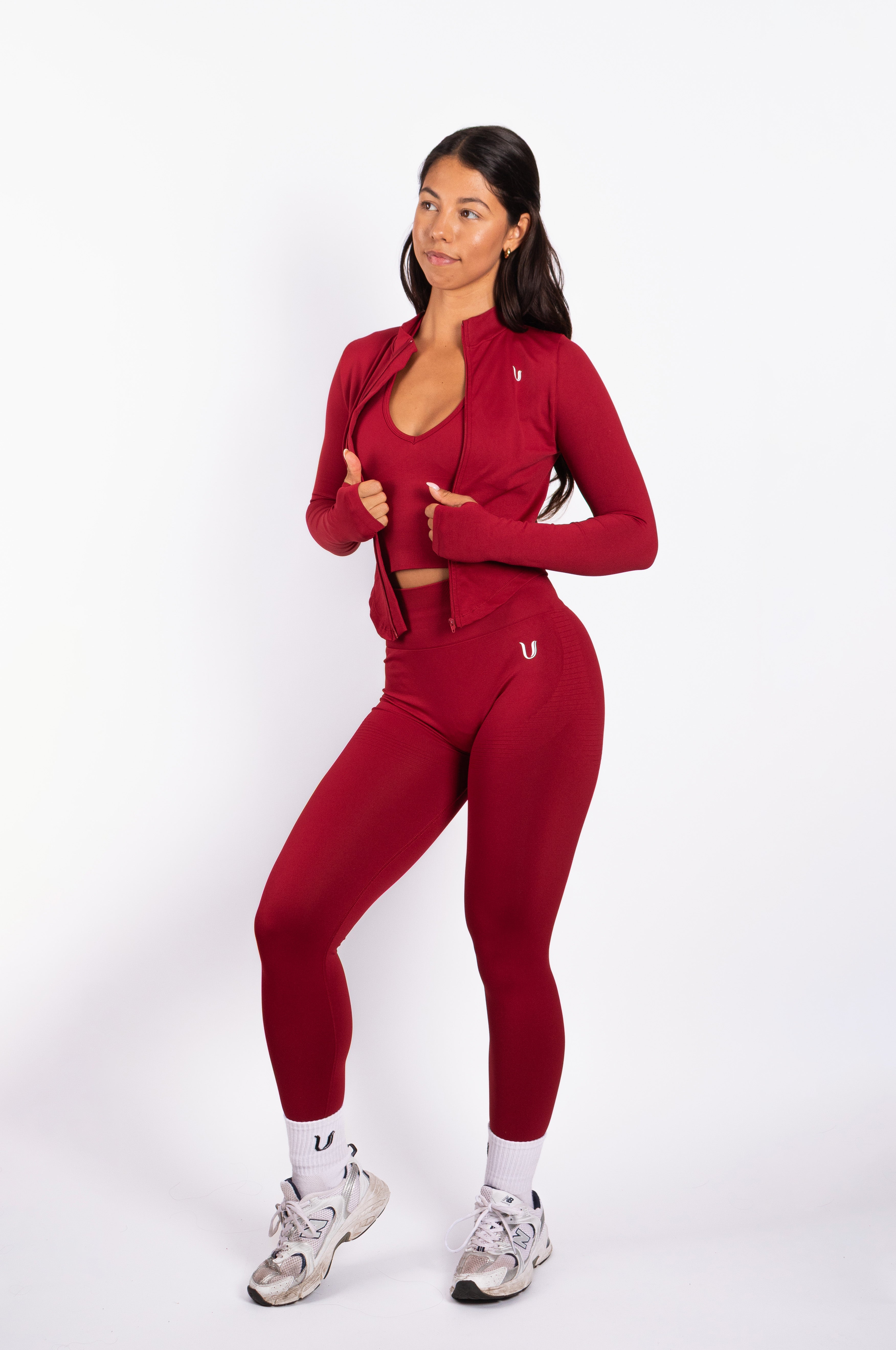 Bibi | Geribd Naadloos Zip Jack – Rood
