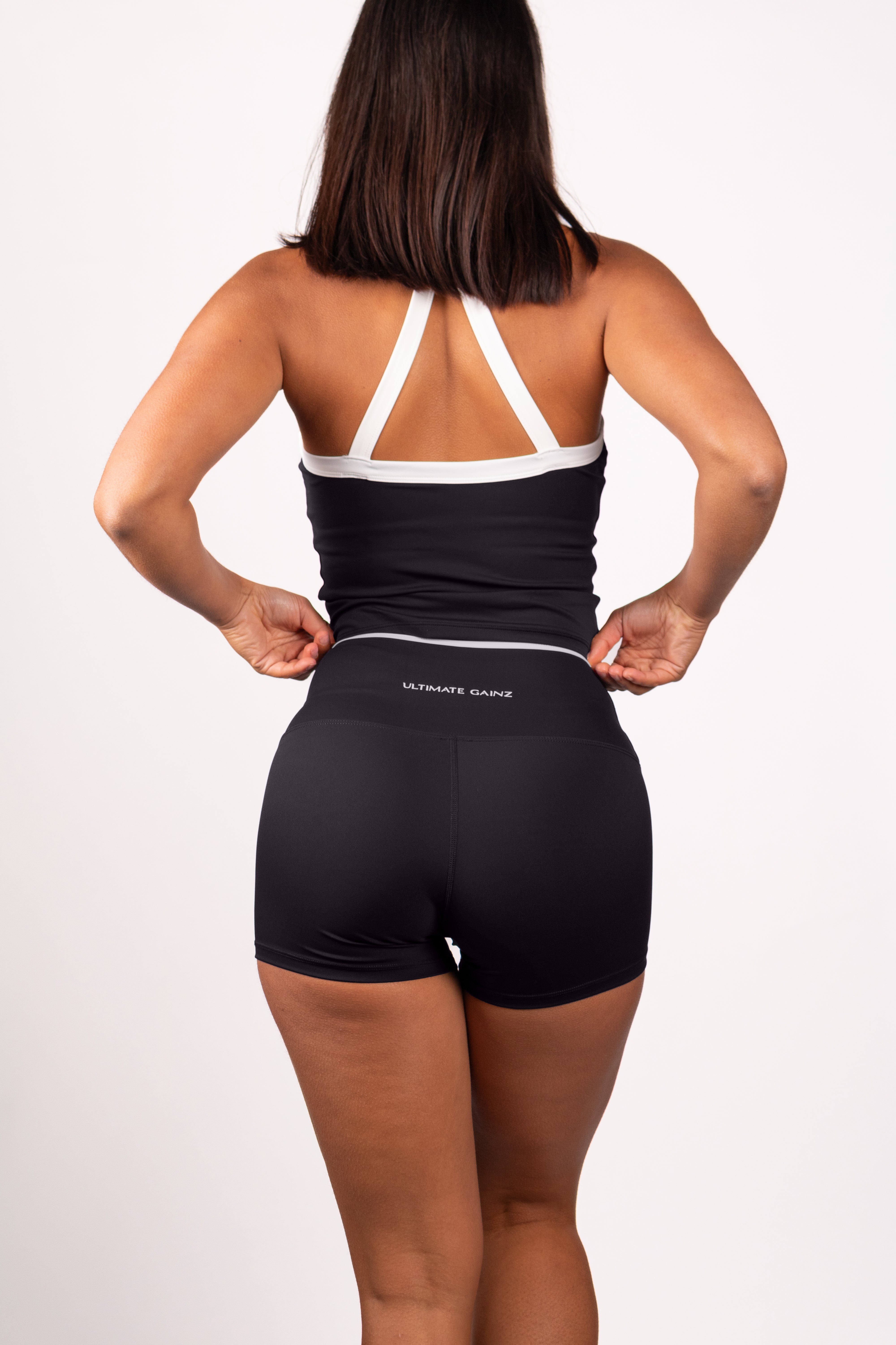 Ivy | Open Rug Top – Zwart