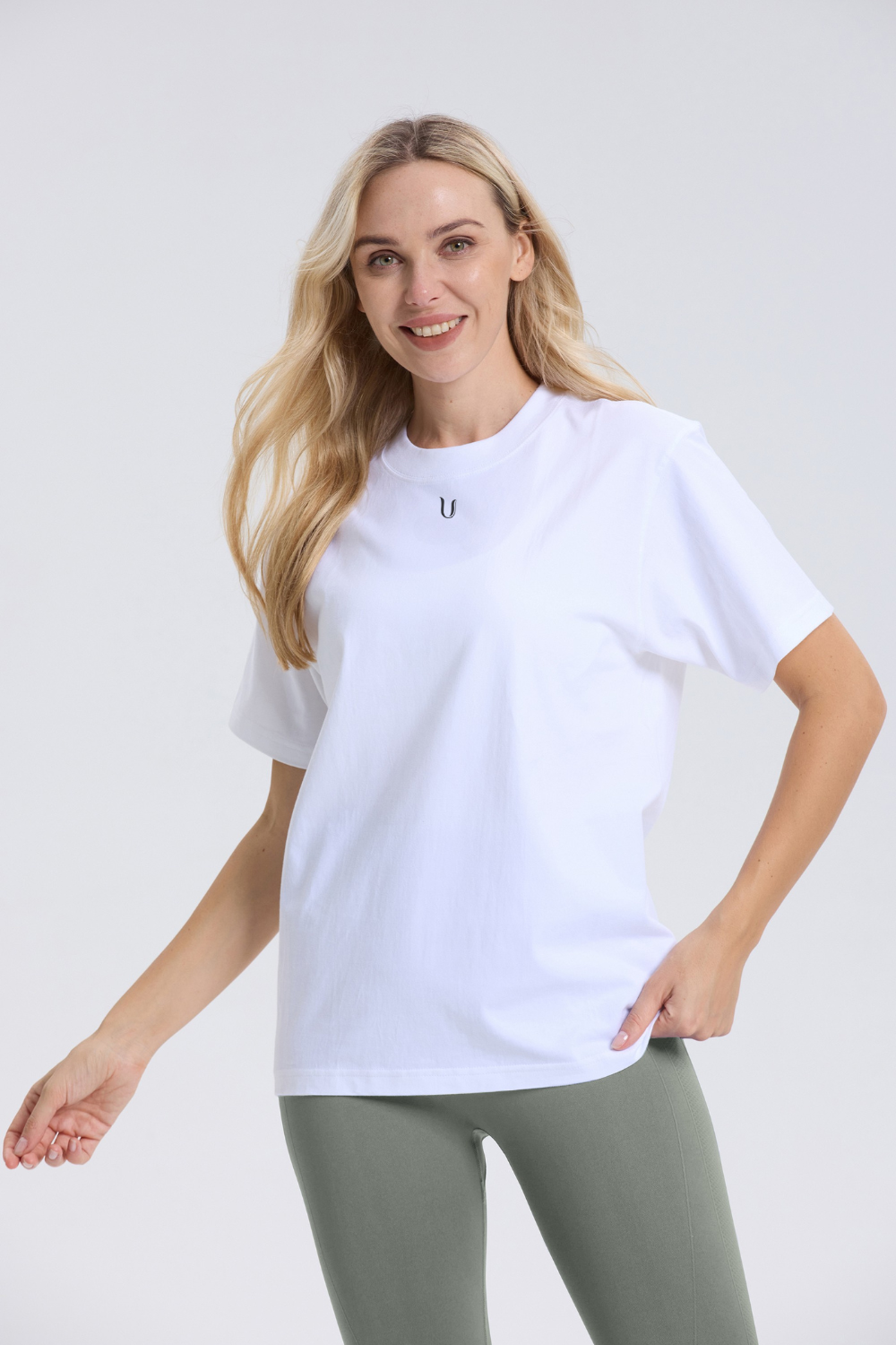 Ultimate Gainz | Oversized Shirt Unisex - Wit