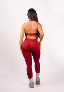 Beau Halter Support Bra Rood - Dames sportkleding afbeelding 5