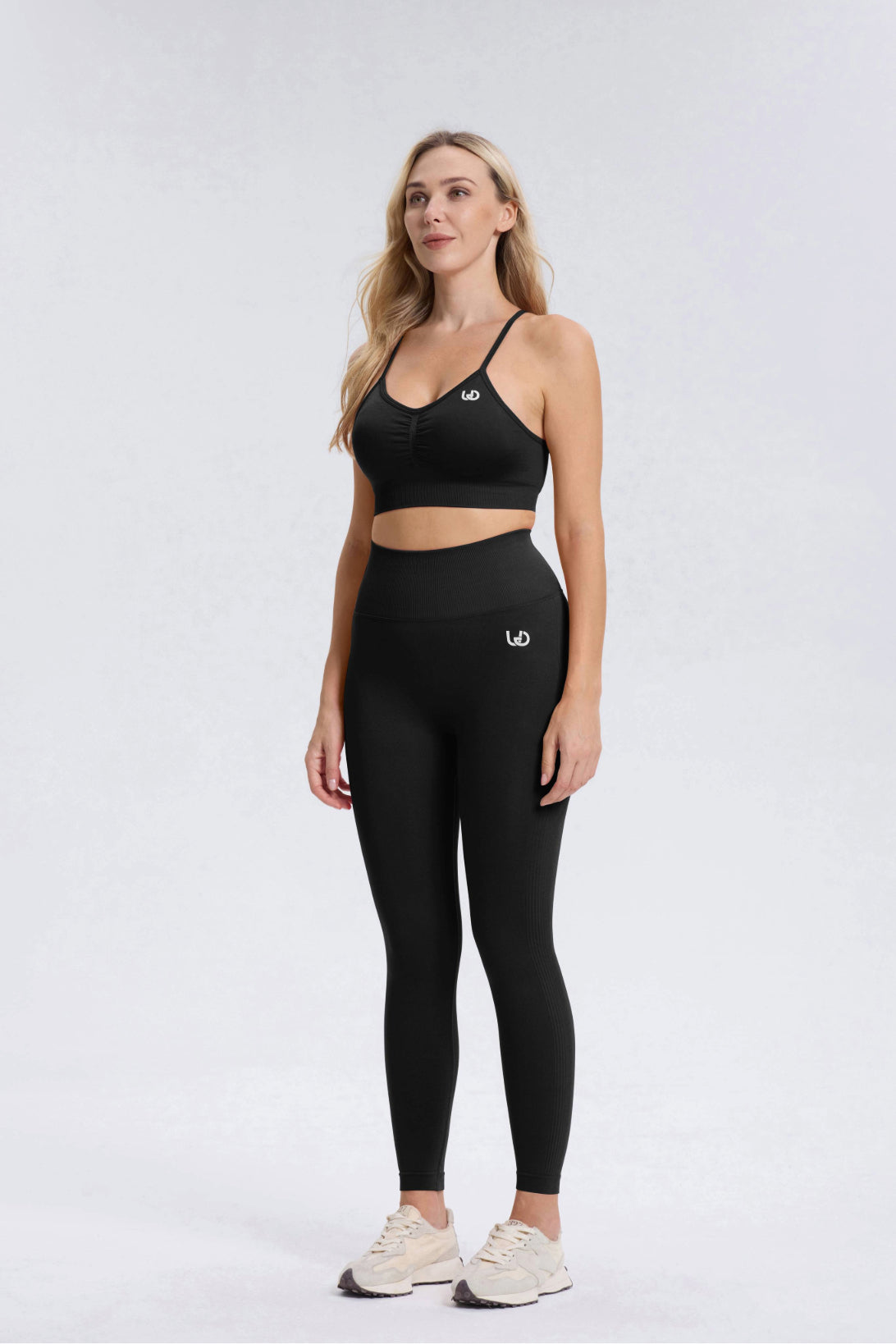 Maeve | High Waist Scrunch Legging - Zwart