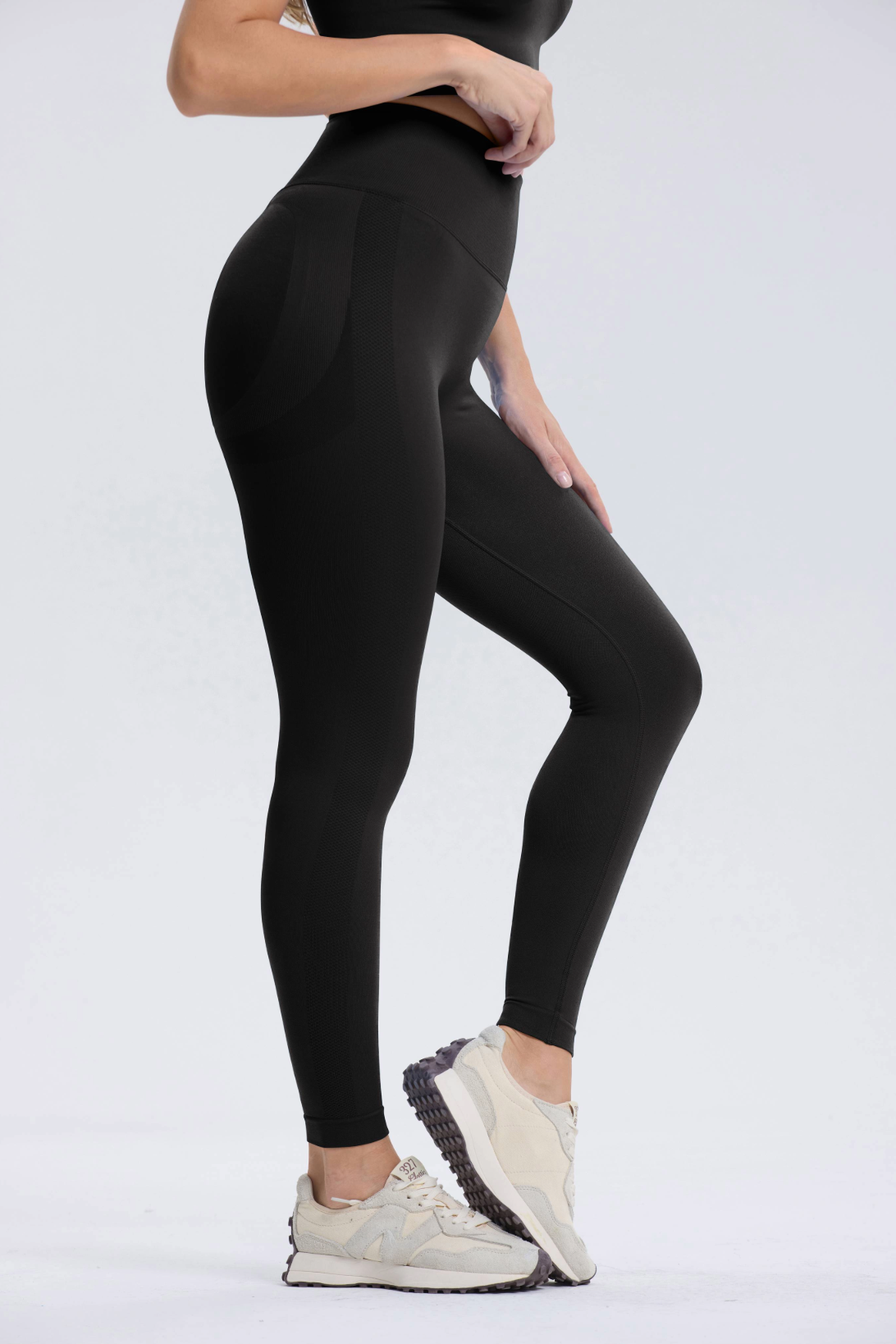 Leonie | Premium Scrunch Legging - Zwart