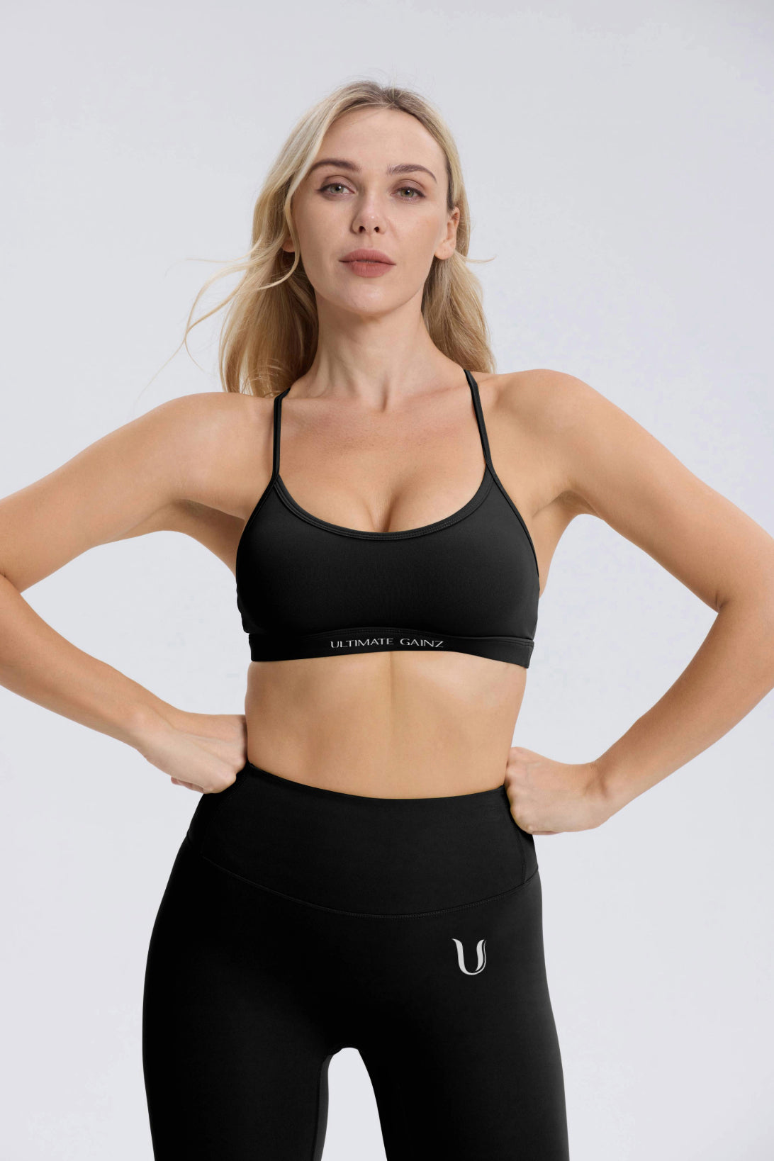 Hailey | Cross-Back Sports BH -  Zwart